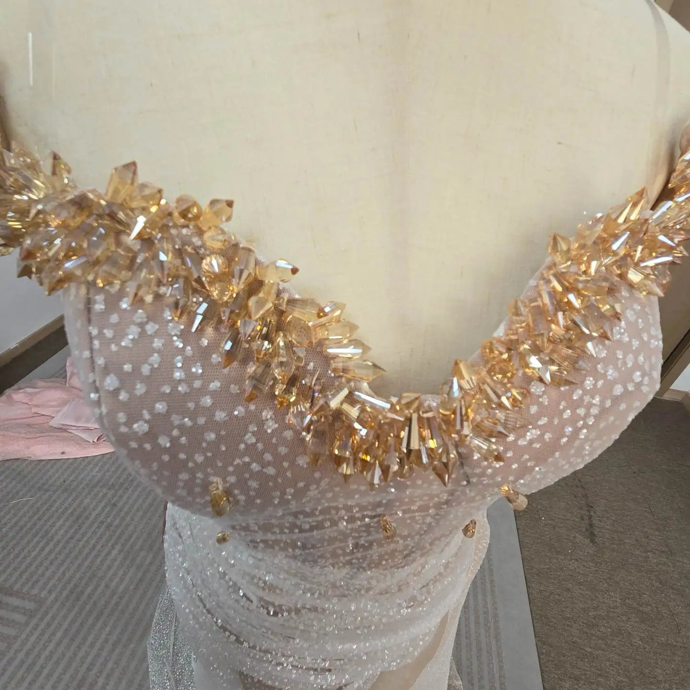 Sweetheart Mermaid Evening Dress - Beaded High Split Floor Length Gown