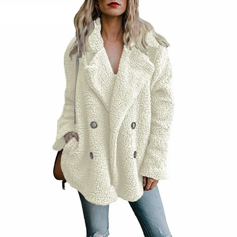 Oversized Teddy Faux Fur Coat - Fluffy Winter Warm Jacket