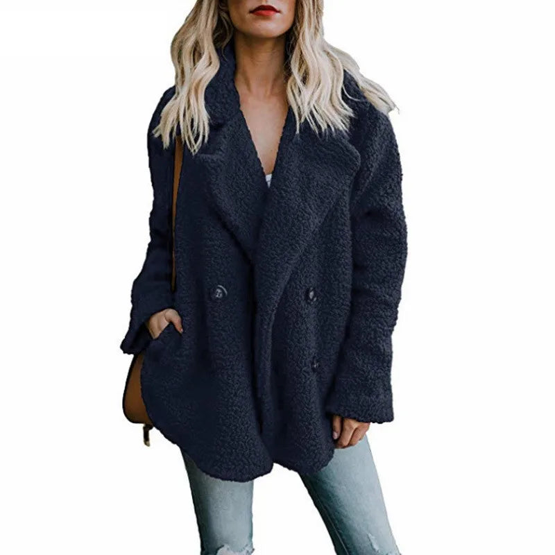 Oversized Teddy Faux Fur Coat - Fluffy Winter Warm Jacket