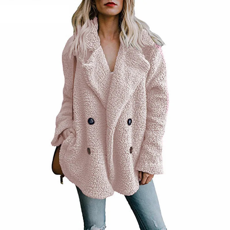 Oversized Teddy Faux Fur Coat - Fluffy Winter Warm Jacket