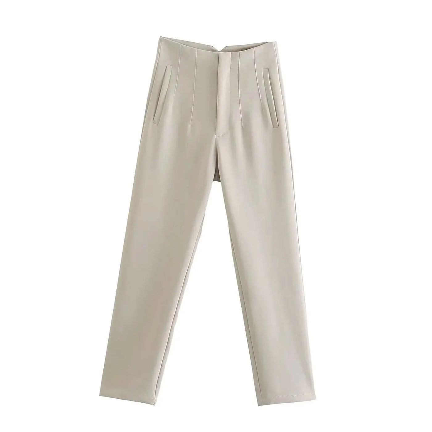 High Waist Pencil Pants - Chic Office Casual Trousers