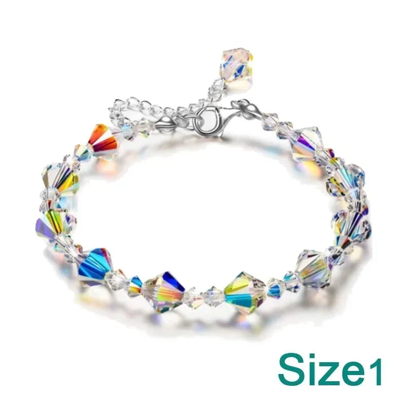 Trendy Cube Crystal Bracelet - Versatile Best Friend Wrist Chain