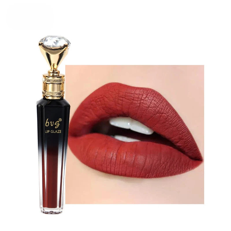 Waterproof Velvet Matte Lip Gloss - Moisturizing Non-Stick Lip Color