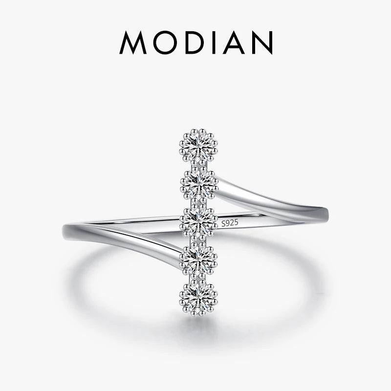 925 Sterling Silver Delicate Ring - Wedding Engagement Fine Jewelry