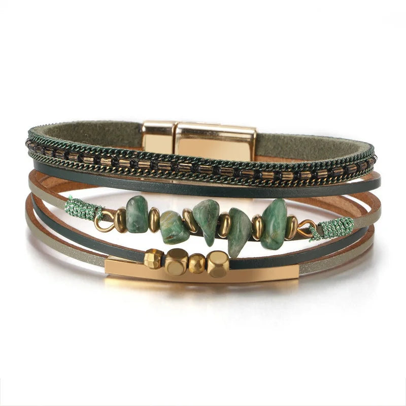 Bohemian Western Cross Bracelet - Faith-Inspired Womens Jewelry