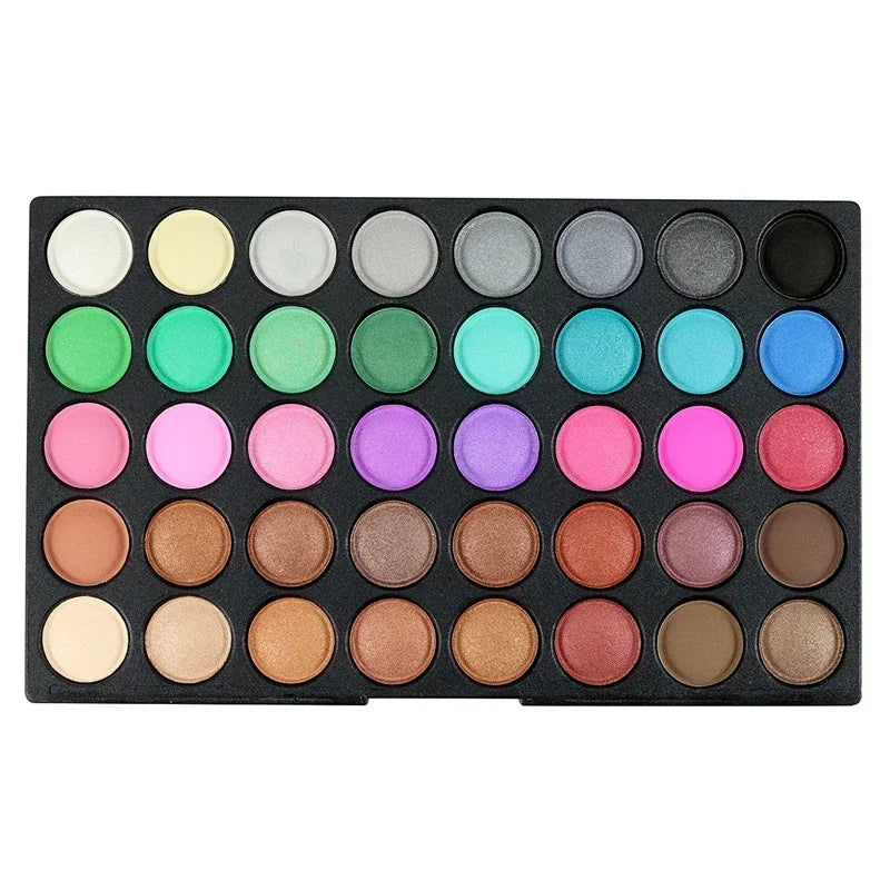 120 Color Glitter Eyeshadow Palette - Matte Shimmer Nude Makeup Kit