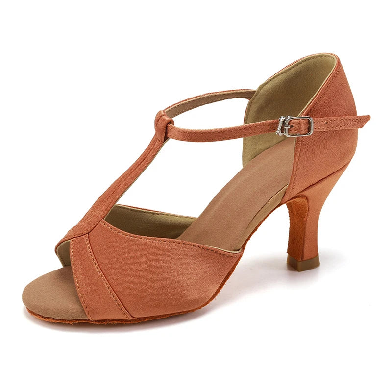Ballroom Latin Dance Shoes - 5CM 7CM Professional Heeled Dance Shoes