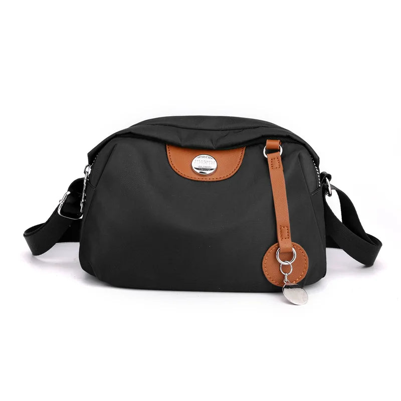 Waterproof Nylon Crossbody Bag - Large Capacity Casual Pillow Handbag