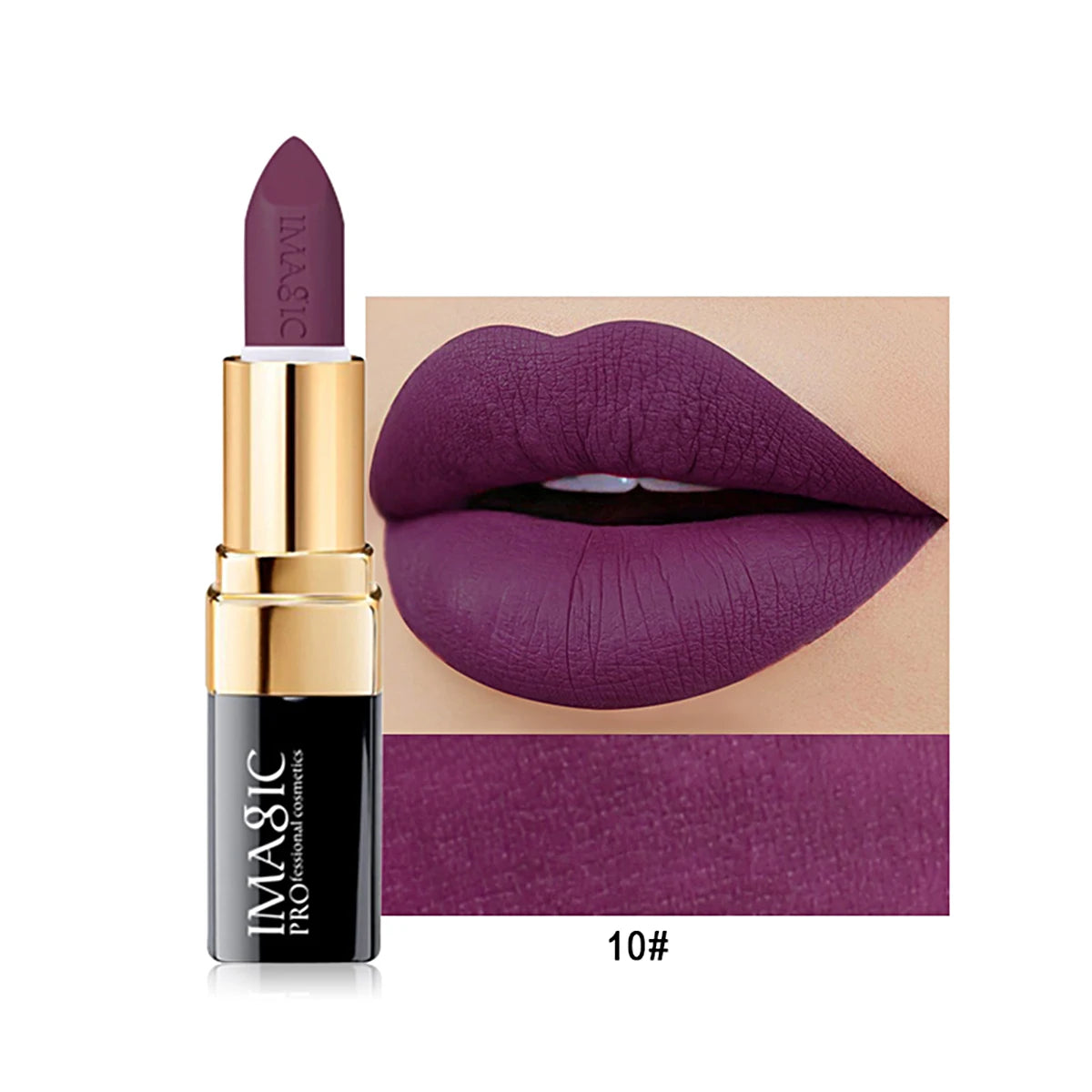 12 Color Matte Lipstick Set - Waterproof Velvet Nude Makeup