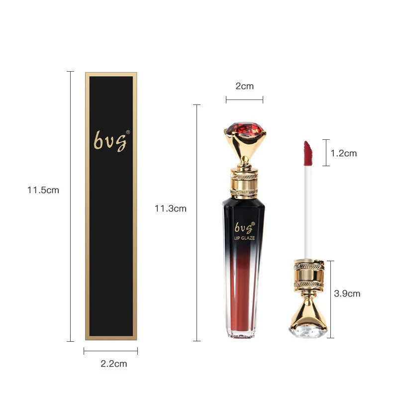 Waterproof Velvet Matte Lip Gloss - Moisturizing Non-Stick Lip Color