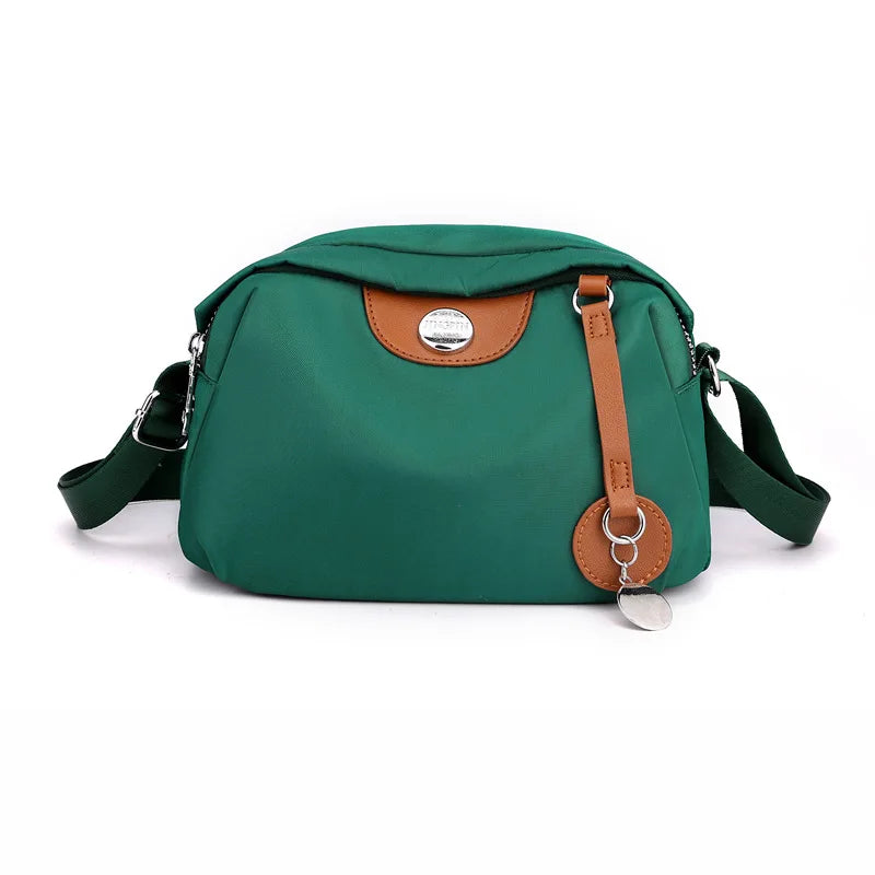 Waterproof Nylon Crossbody Bag - Large Capacity Casual Pillow Handbag