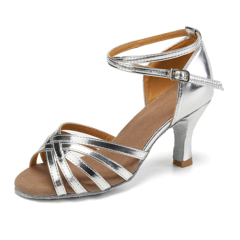 Ballroom Latin Dance Shoes - 5CM 7CM Professional Heeled Dance Shoes