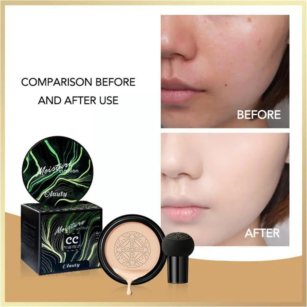 Mushroom Cushion BB CC Cream - Waterproof Brightening Concealer Base