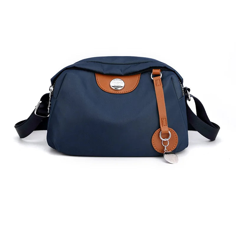 Waterproof Nylon Crossbody Bag - Large Capacity Casual Pillow Handbag