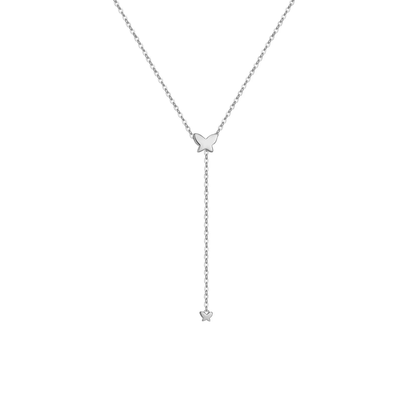 925 Sterling Silver Adjustable Heart Necklace - Resizable Pendant Choker