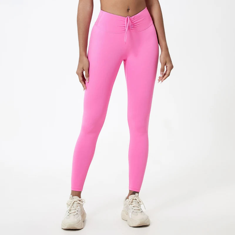 High Waist Push Up Yoga Leggings - Summer Running Gym Tights