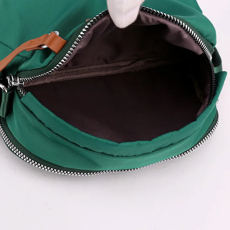 Waterproof Nylon Crossbody Bag - Large Capacity Casual Pillow Handbag