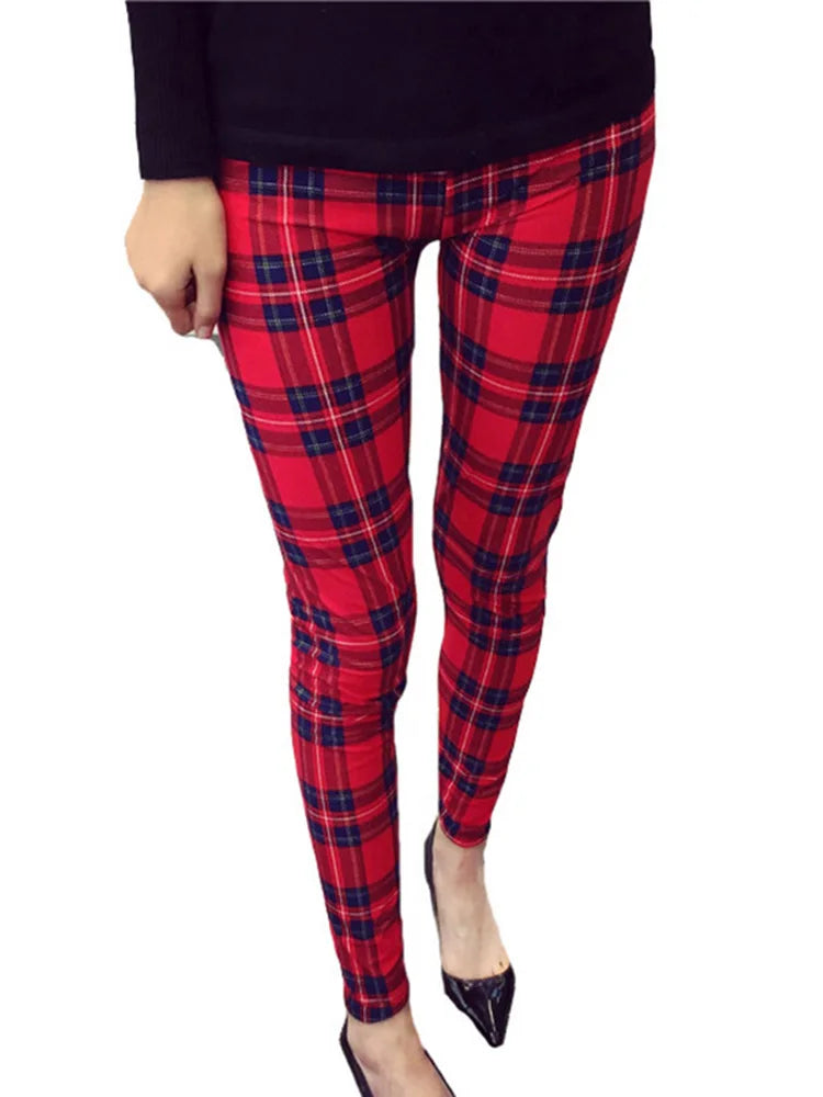 Graffiti Floral Print Leggings - Stretch Ankle-Length Everyday Tights