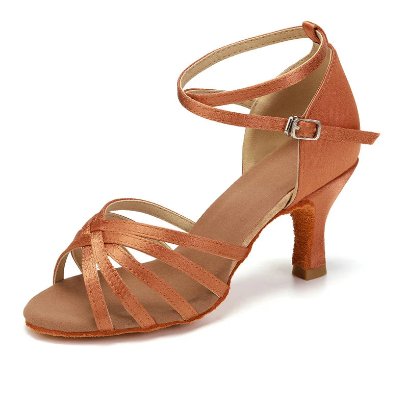 Ballroom Latin Dance Shoes - 5CM 7CM Professional Heeled Dance Shoes