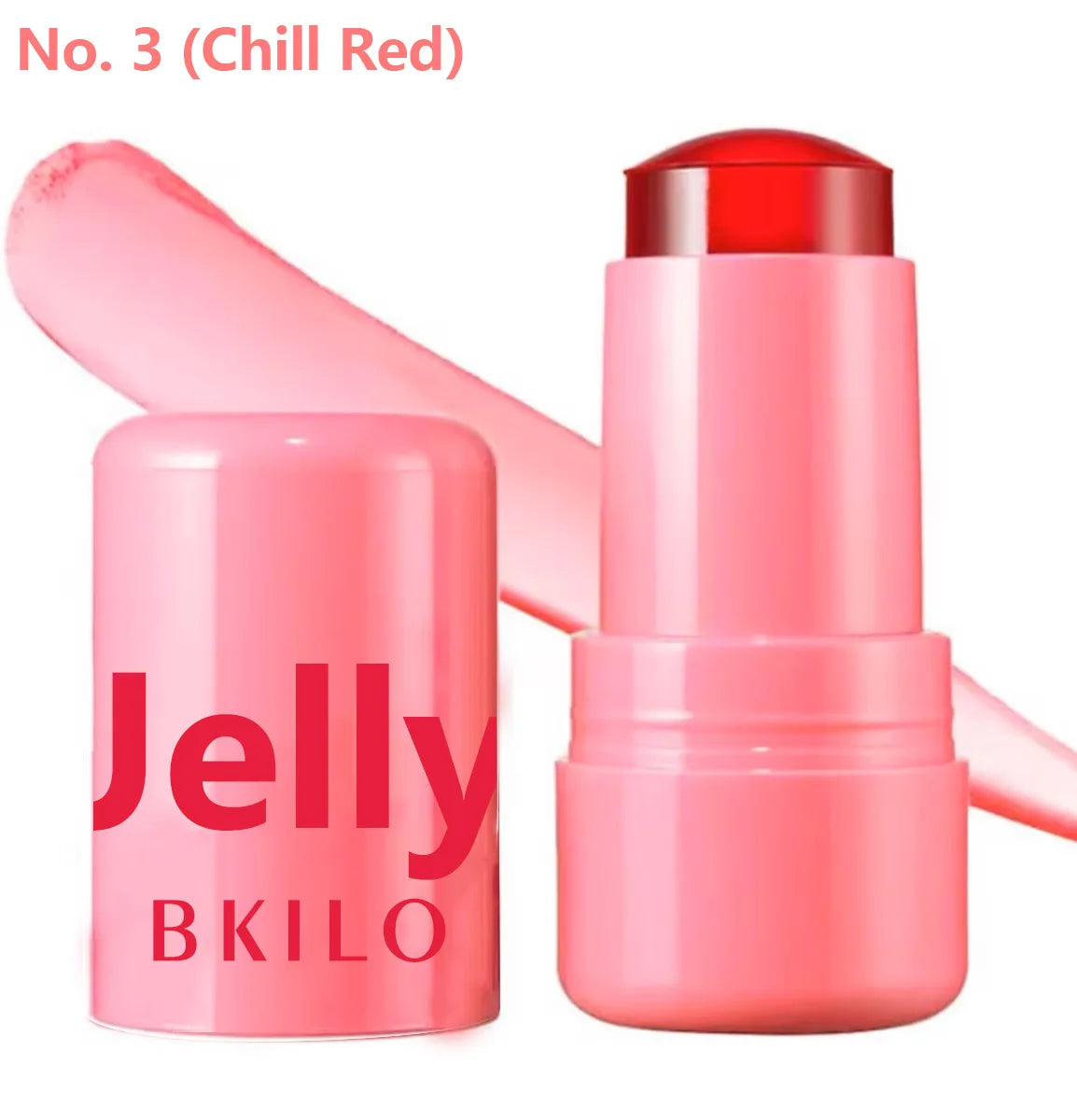 3-in-1 Jelly Blush Stick - Lip Balm Eyeshadow and Cheek Color