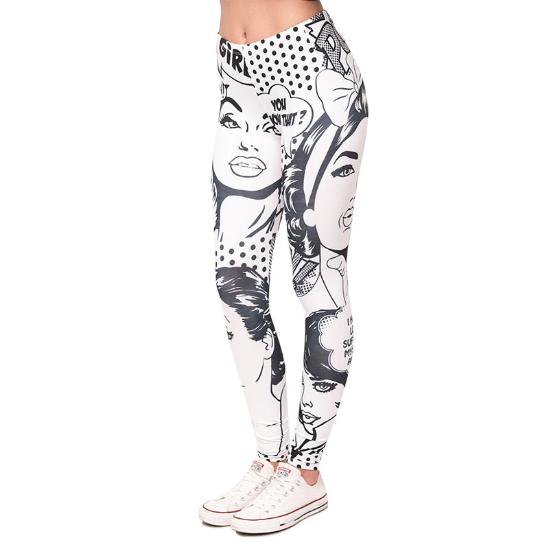 Aztec Ombre High Waist Leggings - Soft Stretch Fitness Pants