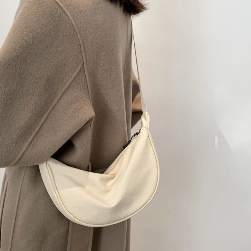 Casual Messenger Sling Bag - Crossbody Laptop Satchel Bookbag