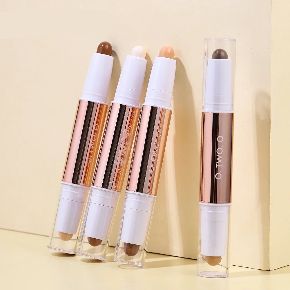 O.TWO.O Double Head Contour Stick - Waterproof Concealer and Highlighter