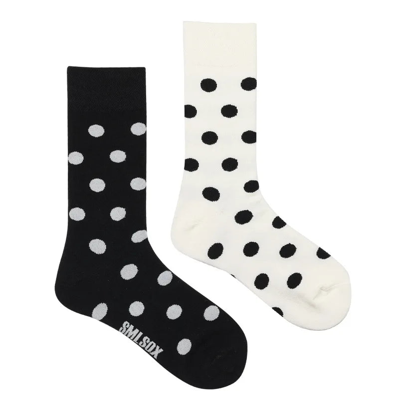Flower Fruit Candy Cotton Socks - Colorful Unisex Mid Tube Pair