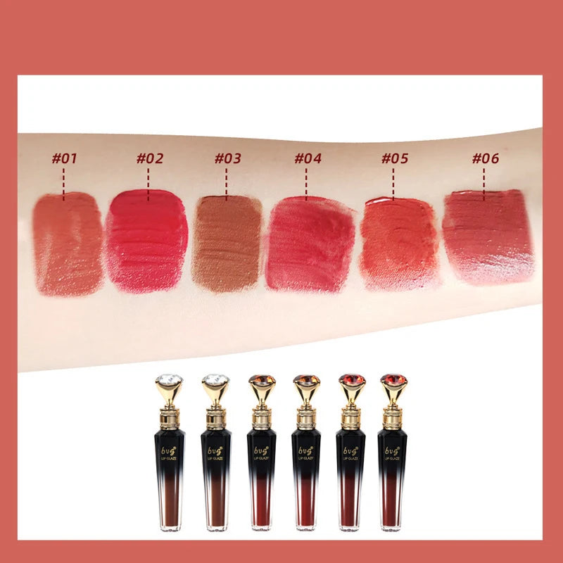 Waterproof Velvet Matte Lip Gloss - Moisturizing Non-Stick Lip Color