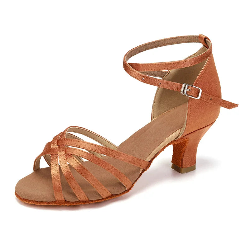 Ballroom Latin Dance Shoes - 5CM 7CM Professional Heeled Dance Shoes