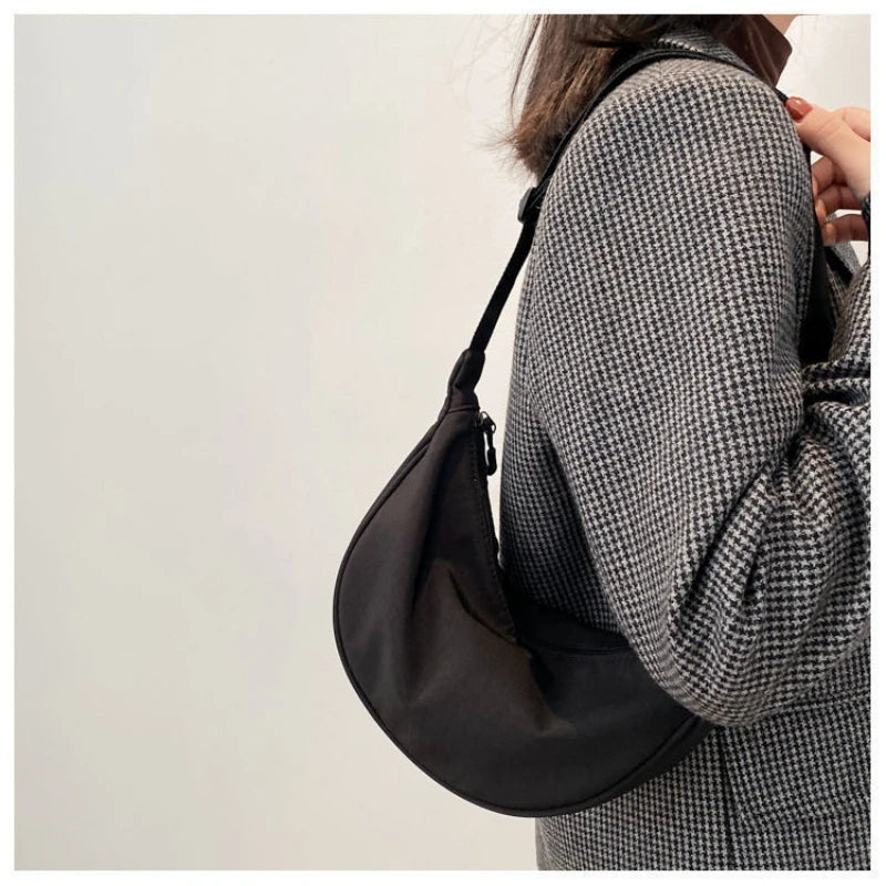 Casual Messenger Sling Bag - Crossbody Laptop Satchel Bookbag