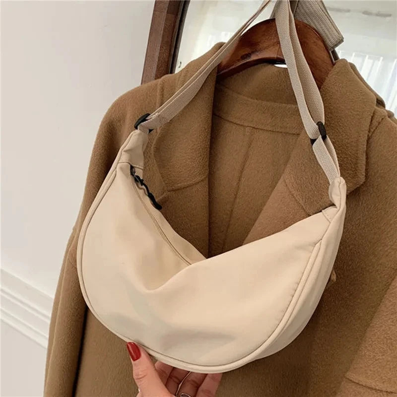 Casual Messenger Sling Bag - Crossbody Laptop Satchel Bookbag