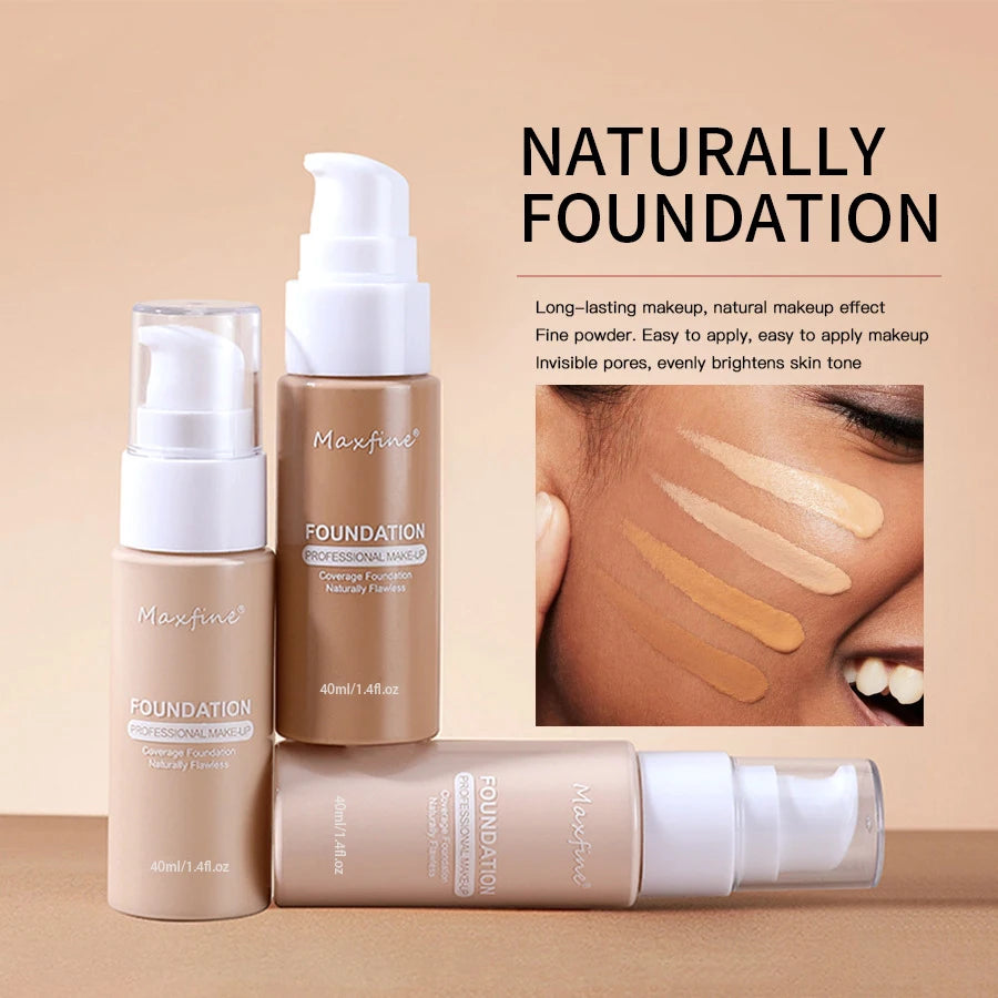 Waterproof Liquid Foundation - Sweat-Resistant Concealer Makeup