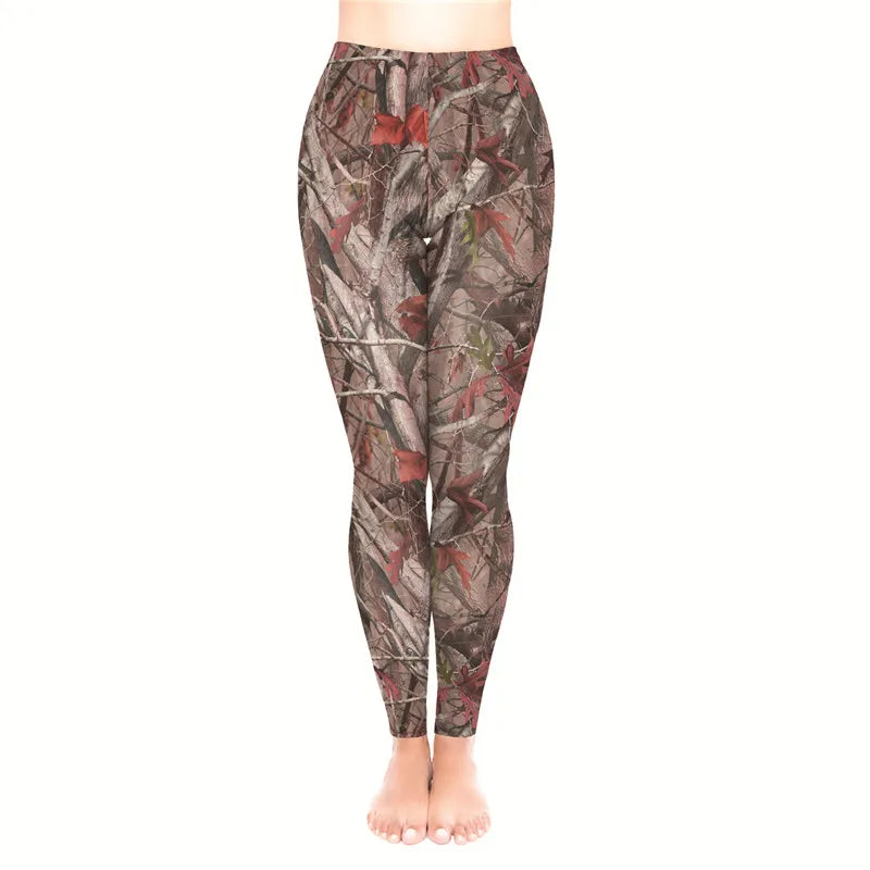 Aztec Ombre High Waist Leggings - Soft Stretch Fitness Pants