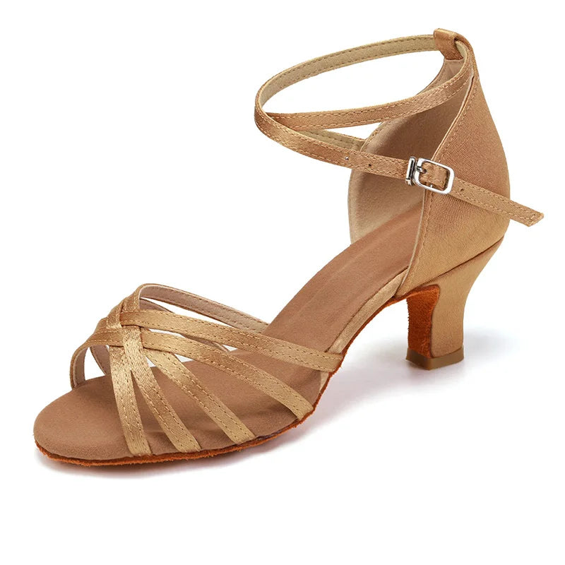 Ballroom Latin Dance Shoes - 5CM 7CM Professional Heeled Dance Shoes