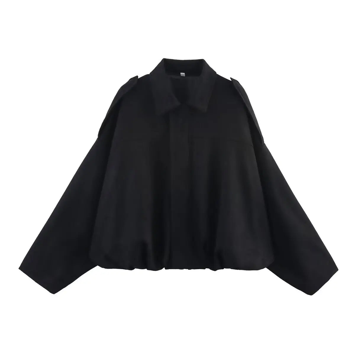 Suede Textured Bomber Jacket - Loose Lapel Casual Outerwear