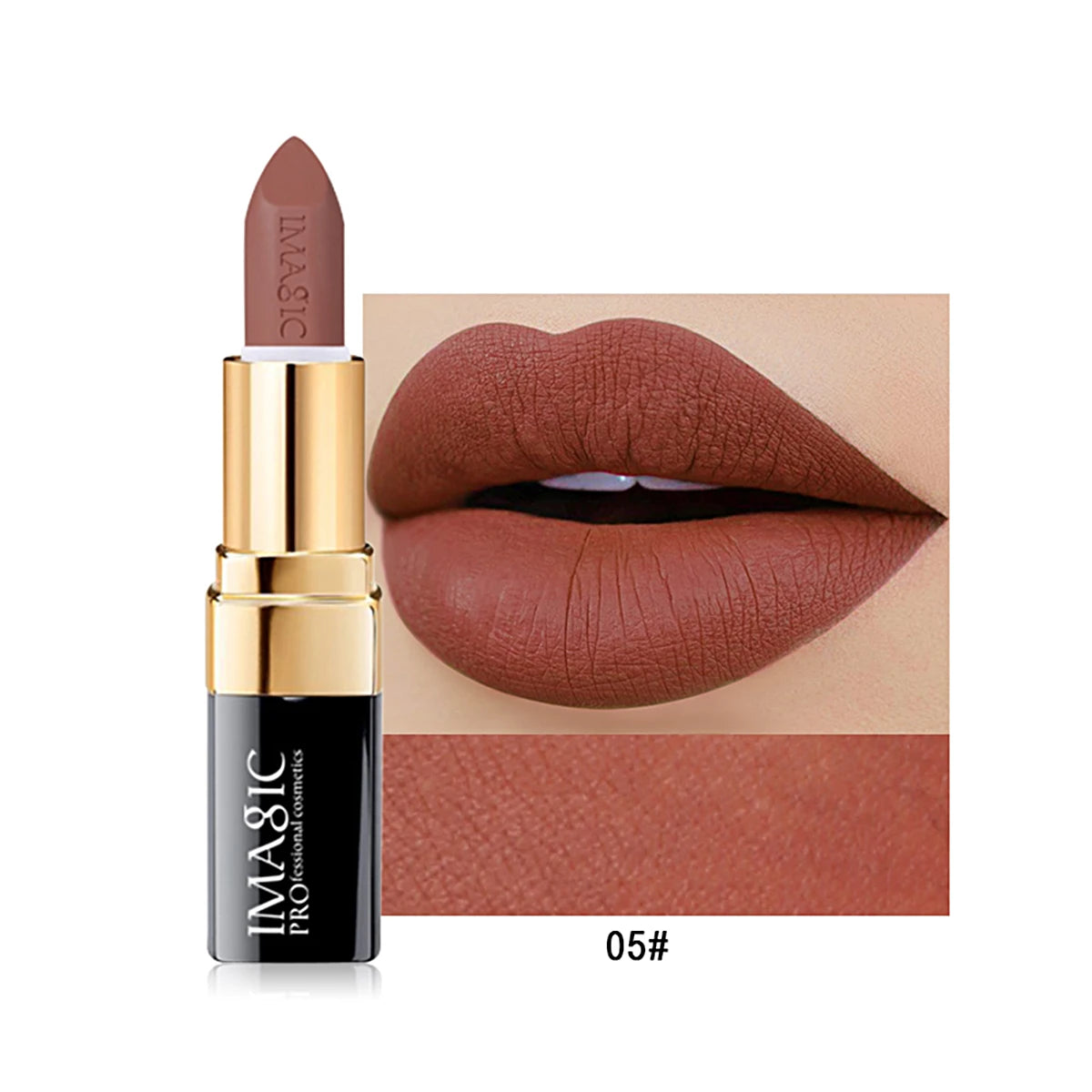 12 Color Matte Lipstick Set - Waterproof Velvet Nude Makeup