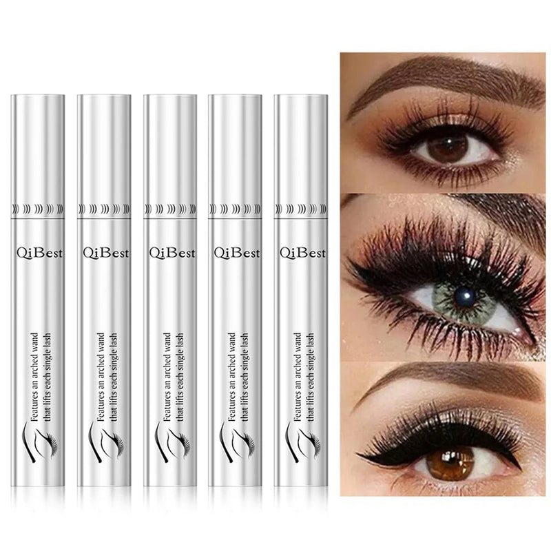 QIBEST Black Lengthening Mascara Set - Waterproof Volume Lash Makeup