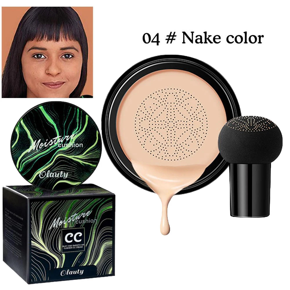 Mushroom Cushion BB CC Cream - Waterproof Brightening Concealer Base