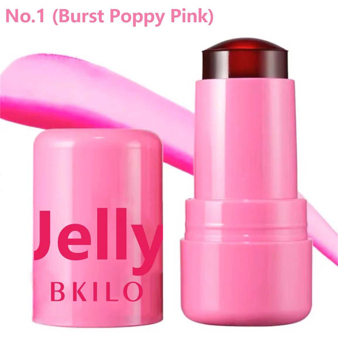 3-in-1 Jelly Blush Stick - Lip Balm Eyeshadow and Cheek Color