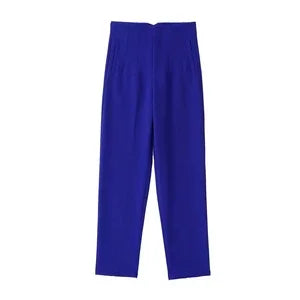 High Waist Pencil Pants - Chic Office Casual Trousers