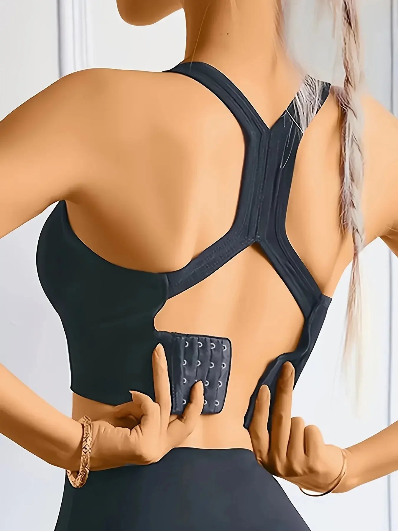 Seamless Push Up Yoga Tank Bra - Comfy Breathable Workout Top