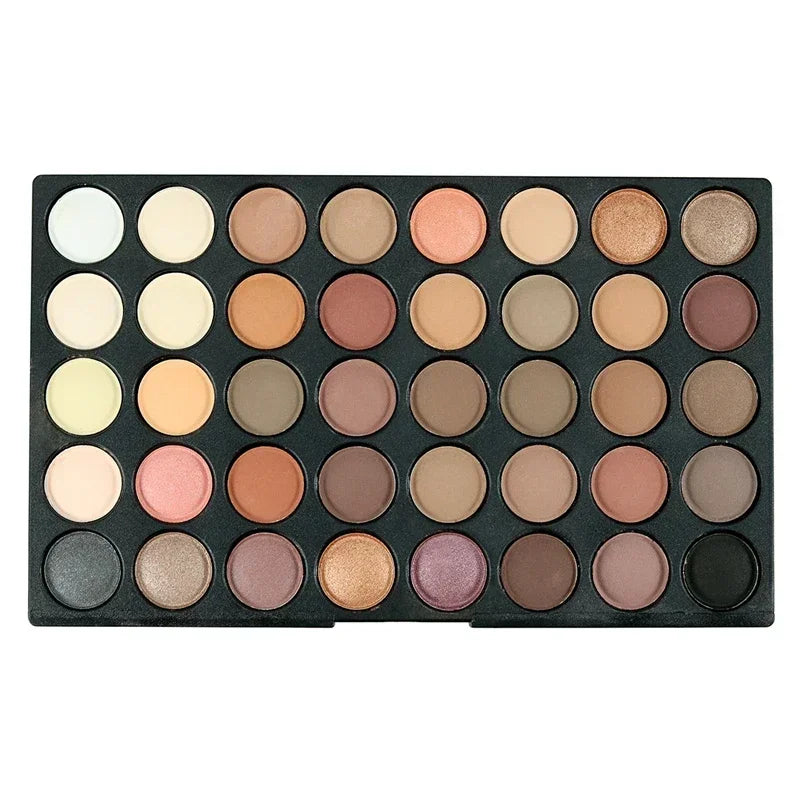 120 Color Glitter Eyeshadow Palette - Matte Shimmer Nude Makeup Kit
