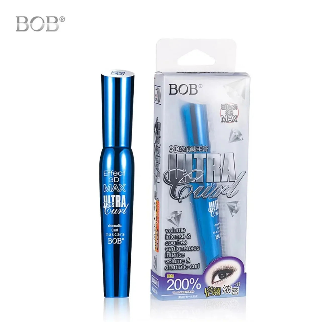 3D Fiber Lash Mascara - Waterproof Lengthening Curling Eye Makeup
