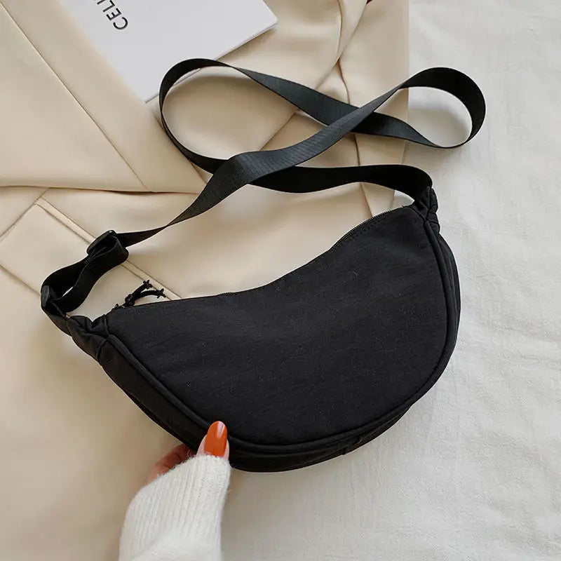 Casual Messenger Sling Bag - Crossbody Laptop Satchel Bookbag