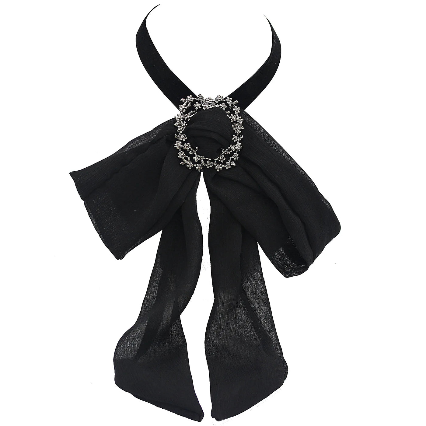 Vintage Gem Choker Necklace - Retro Statement Pendant Jewelry