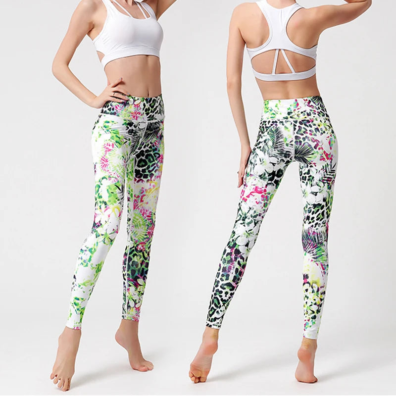 High Waisted Yoga Pants - Hip Lift Stretch Dance Leggings