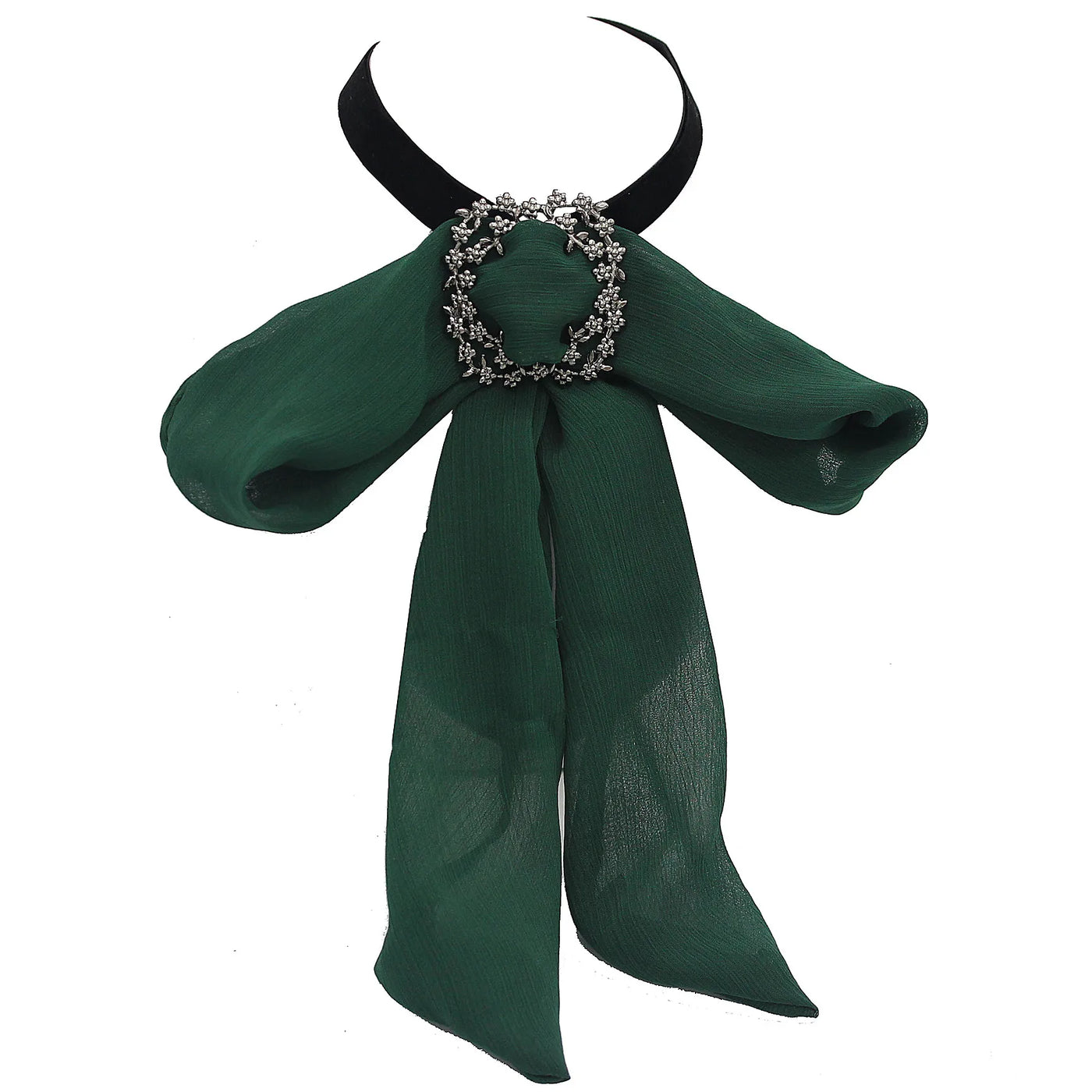 Vintage Gem Choker Necklace - Retro Statement Pendant Jewelry