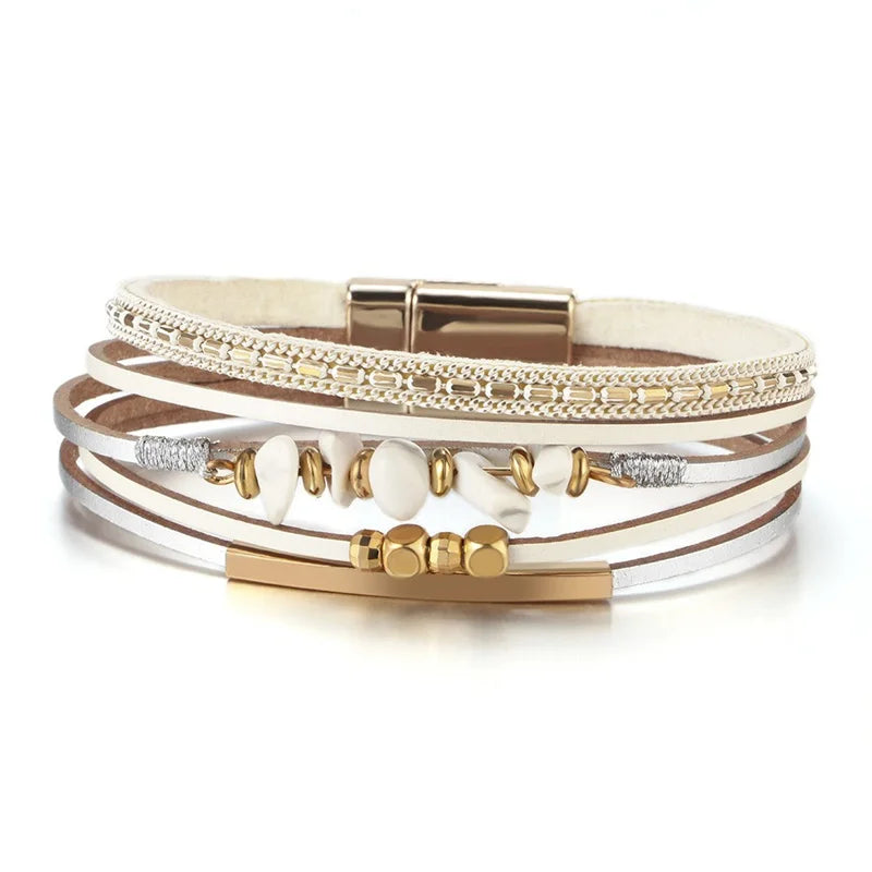 Bohemian Western Cross Bracelet - Faith-Inspired Womens Jewelry