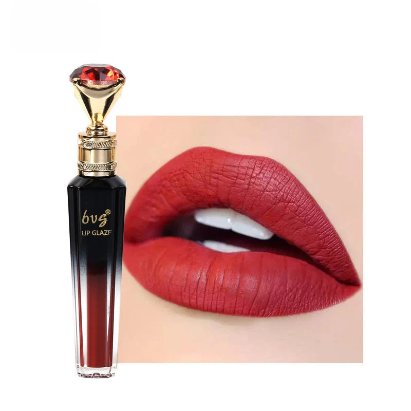 Waterproof Velvet Matte Lip Gloss - Moisturizing Non-Stick Lip Color